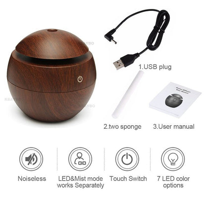 Brivon Wooden Aroma Diffuser/Humidifier